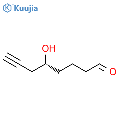 7-Octynal, 5-hydroxy-, (5R)- structure