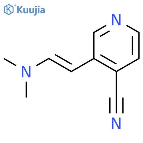 4-Pyridinecarbonitrile,  3-[(1E)-2-(dimethylamino)ethenyl]- structure