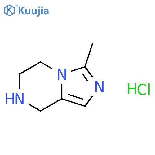 3-Methyl-5,6,7,8-tetrahydroimidazo[1,5-a]pyrazine hydrochloride structure