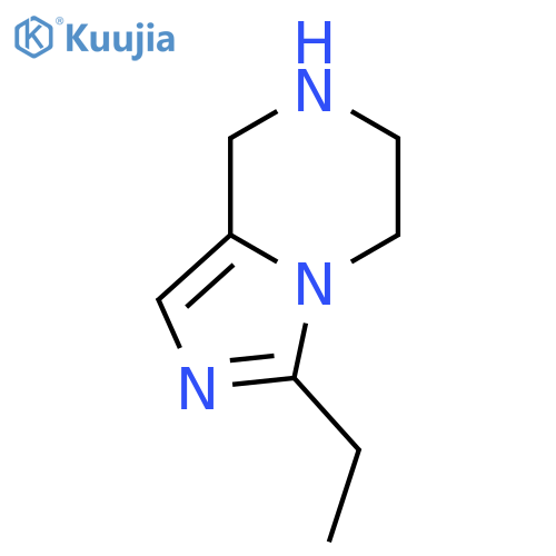 3-ethyl-5H,6H,7H,8H-imidazo[1,5-a]pyrazine structure