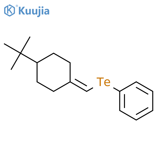 BENZENE, [[[4-(1,1-DIMETHYLETHYL)CYCLOHEXYLIDENE]METHYL]TELLURO]- structure