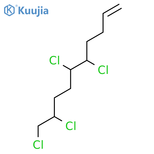 1-Decene, 5,6,9,10-tetrachloro- structure