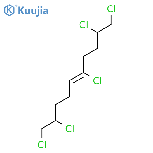 5-Decene, 1,2,5,9,10-pentachloro- structure