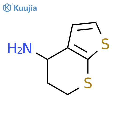 4H-THIENO[2,3-B]THIOPYRAN-4-AMINE, 5,6-DIHYDRO- structure