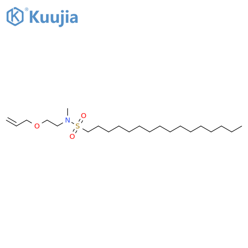 1-HEXADECANESULFONAMIDE, N-METHYL-N-[2-(2-PROPENYLOXY)ETHYL]- structure