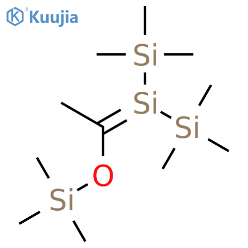 1,1,1,3,3,3-Hexamethyl-2-{1-[(trimethylsilyl)oxy]ethylidene}trisilane structure