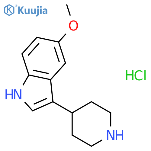 5-METHOXY-3-(PIPERIDIN-4-YL)-1H-INDOLE HYDROCHLORIDE structure
