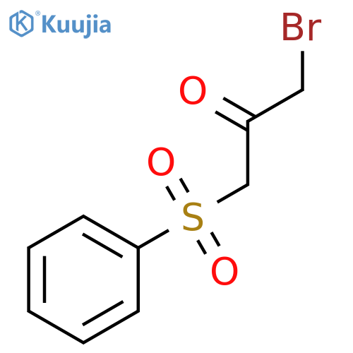 1-(Benzenesulfonyl)-3-bromopropan-2-one structure