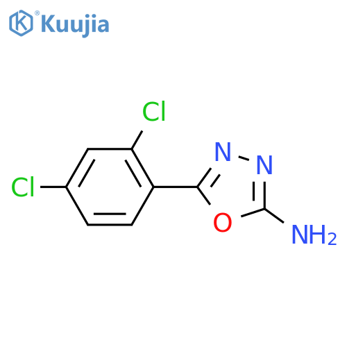 5-(2,4-dichlorophenyl)-1,3,4-oxadiazol-2-amine structure