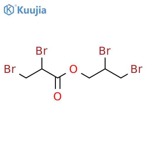 Propanoic acid, 2,3-dibromo-, 2,3-dibromopropyl ester structure