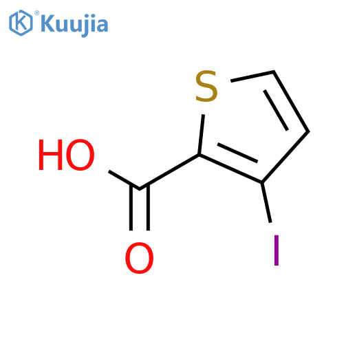 2-Thiophenecarboxylicacid, 3-iodo- structure