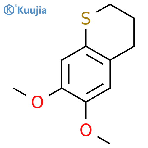2H-1-BENZOTHIOPYRAN, 3,4-DIHYDRO-6,7-DIMETHOXY- structure