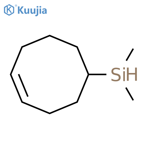 (4Z)-4-Cycloocten-1-yl(dimethyl)silane structure