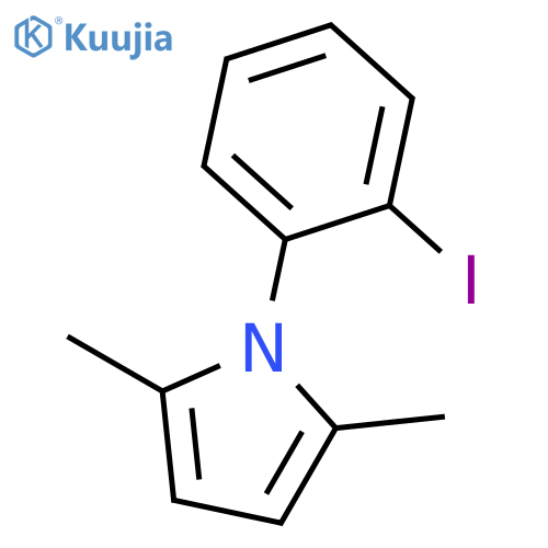 1-(2-Iodo-phenyl)-2,5-dimethyl-1H-pyrrole structure