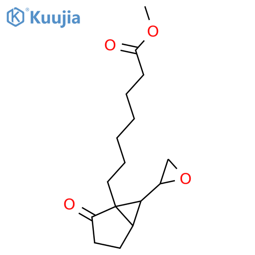 BICYCLO[3.1.0]HEXANE-1-HEPTANOIC ACID, 6-OXIRANYL-2-OXO-, METHYL ESTER structure