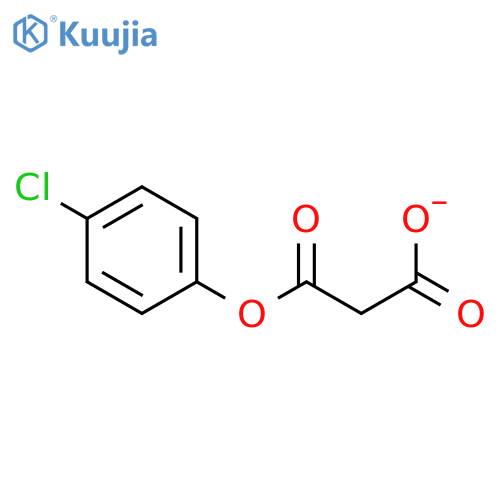 Propanedioic acid, mono(4-chlorophenyl) ester structure