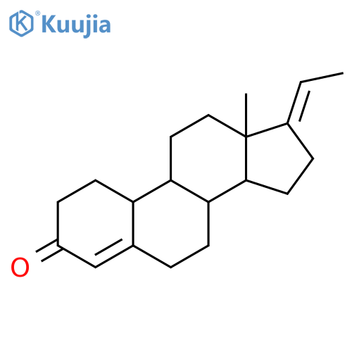 (17Z)-17-ethylidene-13-methyl-1,2,6,7,8,9,10,11,12,14,15,16-dodecahydrocyclopenta[a]phenanthren-3-one structure