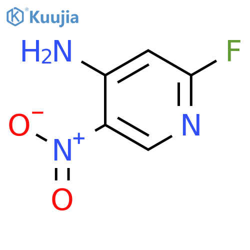 2-fluoro-5-nitropyridin-4-amine structure