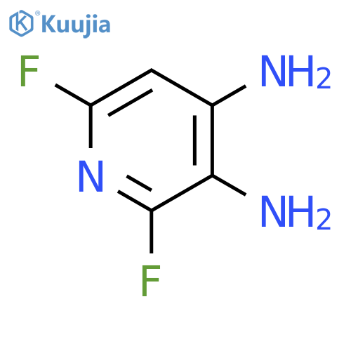 2,6-difluoro-3,4-Pyridinediamine structure