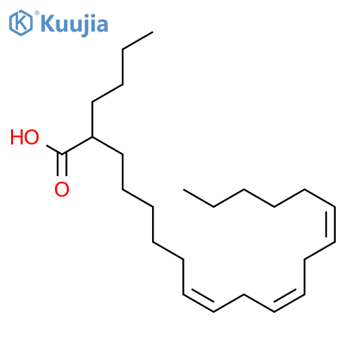 8,11,14-EICOSATRIENOIC ACID, 2-BUTYL-, (Z,Z,Z)- structure