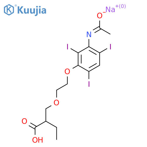 Iopronic acid sodium salt structure
