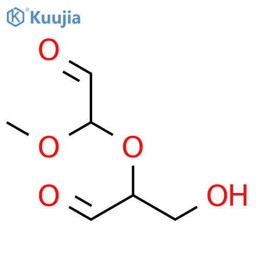 PROPANAL, 3-HYDROXY-2-(1-METHOXY-2-OXOETHOXY)- structure