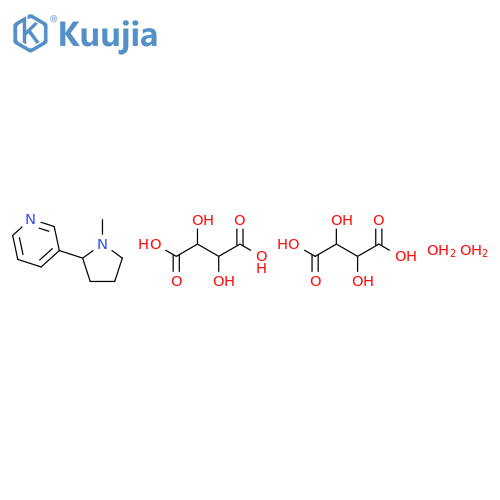 S-(-)-Nicotine Ditartrate Dihydrate structure