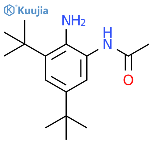 Acetamide, N-[2-amino-3,5-bis(1,1-dimethylethyl)phenyl]- structure