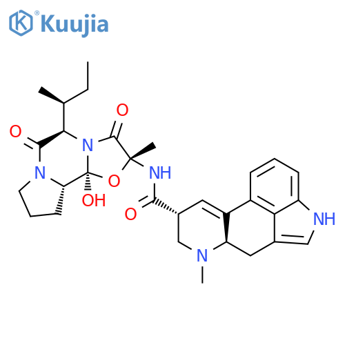 (5'beta)-5'-[(2S)-butan-2-yl]-12'-hydroxy-2'-methyl-3',6',18-trioxoergotaman structure