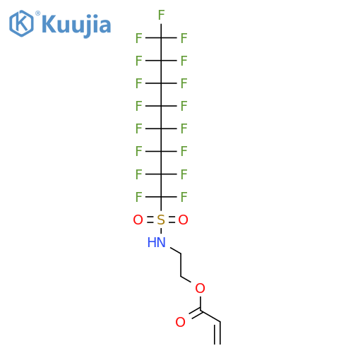 2-Propenoic acid, 2-[[(heptadecafluorooctyl)sulfonyl]amino]ethyl ester structure