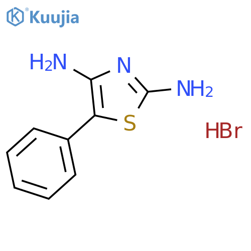 5-Phenylthiazole-2,4-diamine Hydrobromide structure
