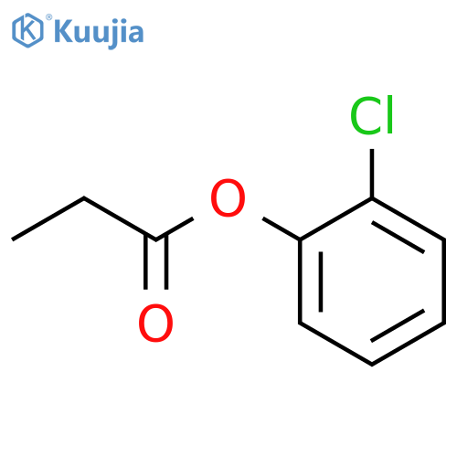 Propanoic acid, 2-chlorophenyl ester structure