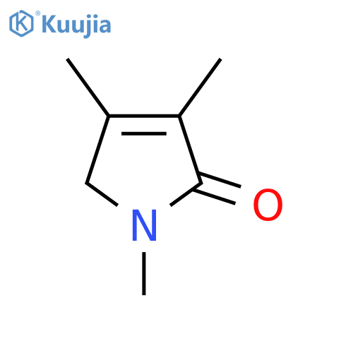 2H-Pyrrol-2-one,1,5-dihydro-1,3,4-trimethyl-(9CI) structure