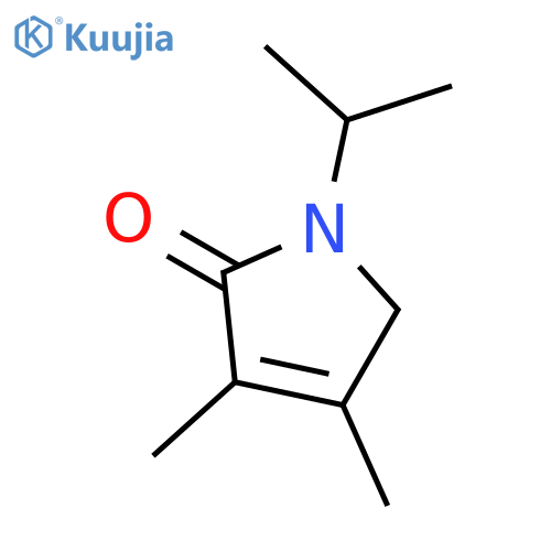 2H-Pyrrol-2-one,1,5-dihydro-3,4-dimethyl-1-(1-methylethyl)-(9CI) structure