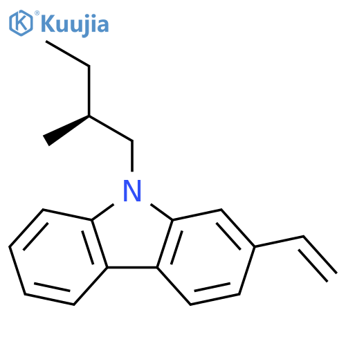 9H-Carbazole, 2-ethenyl-9-(2-methylbutyl)-, (S)- (9CI) structure