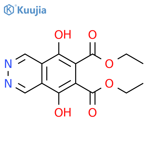 6,7-Phthalazinedicarboxylic acid, 5,8-dihydroxy-, diethyl ester structure