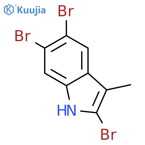 1H-Indole, 2,5,6-tribromo-3-methyl- structure