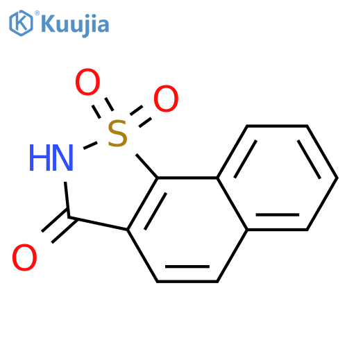 Naphth[2,1-d]isothiazol-3(2H)-one, 1,1-dioxide structure