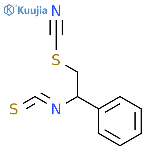 Thiocyanic acid, 2-isothiocyanato-2-phenylethyl ester structure