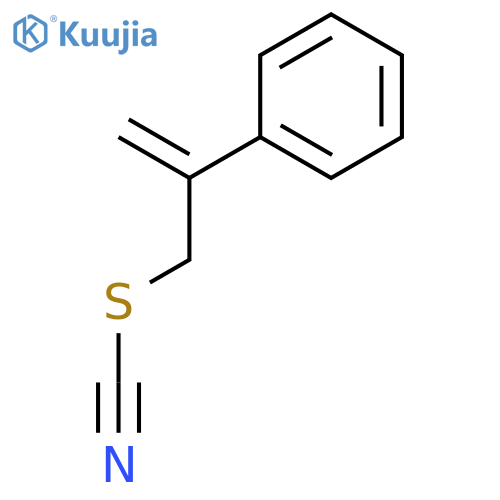 THIOCYANIC ACID, 2-PHENYL-2-PROPENYL ESTER structure