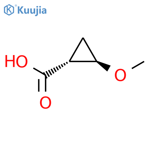 CYCLOPROPANECARBOXYLIC ACID, 2-METHOXY-, TRANS- structure