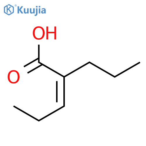 2-propylpent-2-enoic acid structure