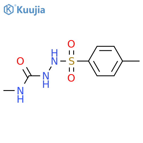 Benzenesulfonic acid, 4-methyl-, 2-[(methylamino)carbonyl]hydrazide structure