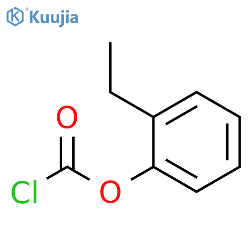2-ethylphenyl chloroformate structure