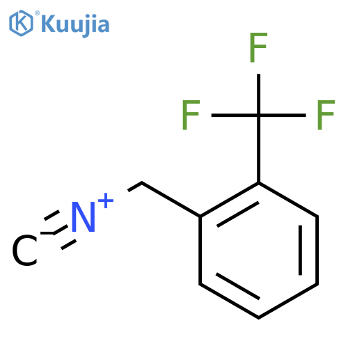 1-(isocyanomethyl)-2-(trifluoromethyl)benzene structure
