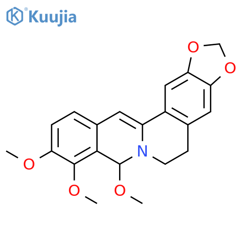 13,13a-Didehydro-2,3-methylendioxy-8,9,10-trimethoxyberbin structure