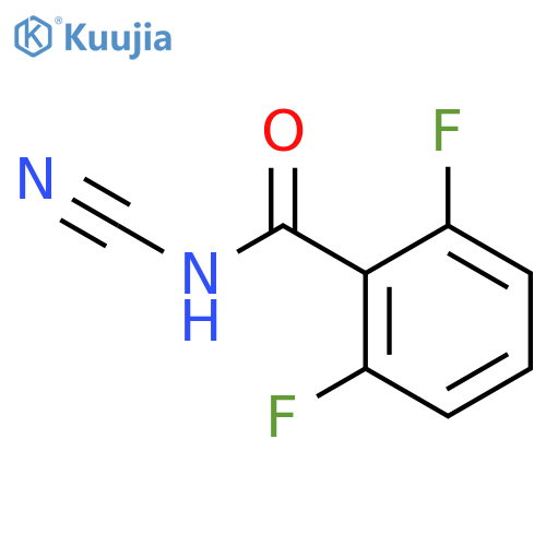Benzamide, N-cyano-2,6-difluoro- structure