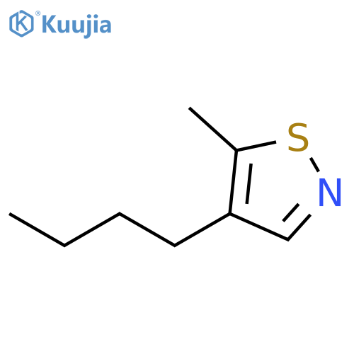 Isothiazole, 4-butyl-5-methyl- structure