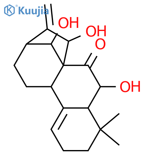 6,14,15-Trihydroxy-20-nor-1(10),16-kauradien-7-one; (ent-6α,14α,15α)-form structure