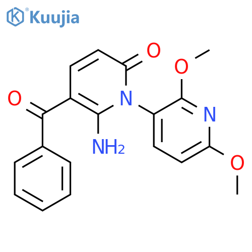 [1(2H),3'-BIPYRIDIN]-2-ONE, 6-AMINO-5-BENZOYL-2',6'-DIMETHOXY- structure